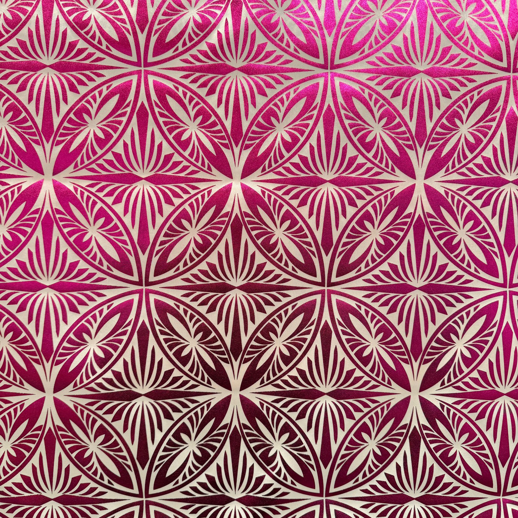 POLY PRINTED FOLIAGE FABRIC - MECHANICAL STRETCH  (KFMD3394D1)
