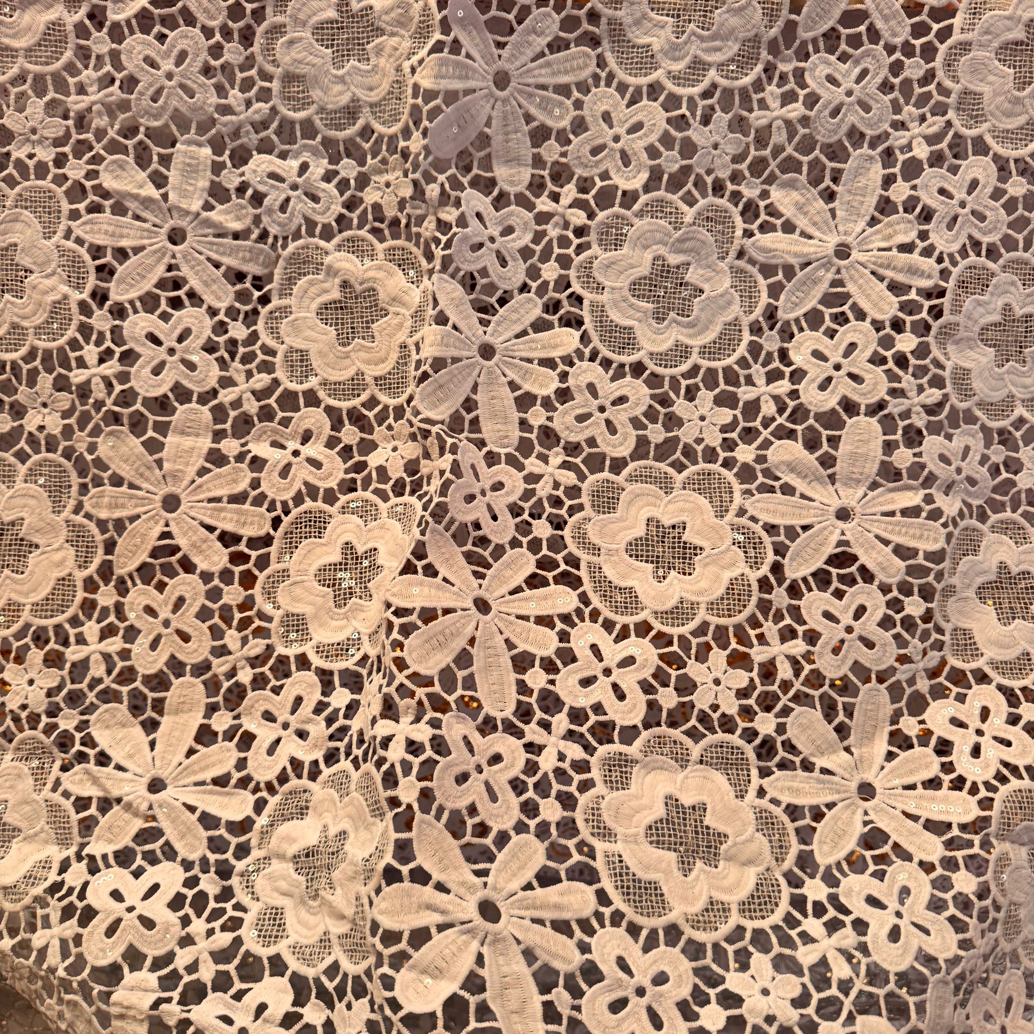 Poly Heavy Chemical Lace Clear Spangle EMBM206D