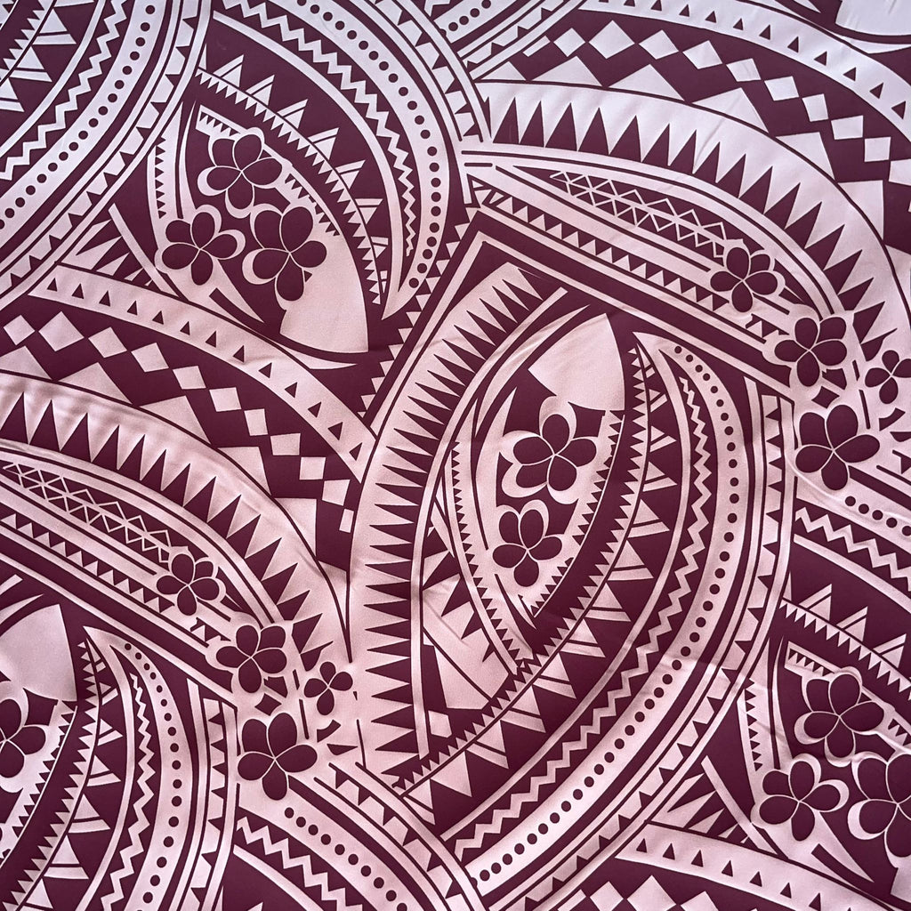 Poly Printed 2 Tone Lacquer Stretch Fabric