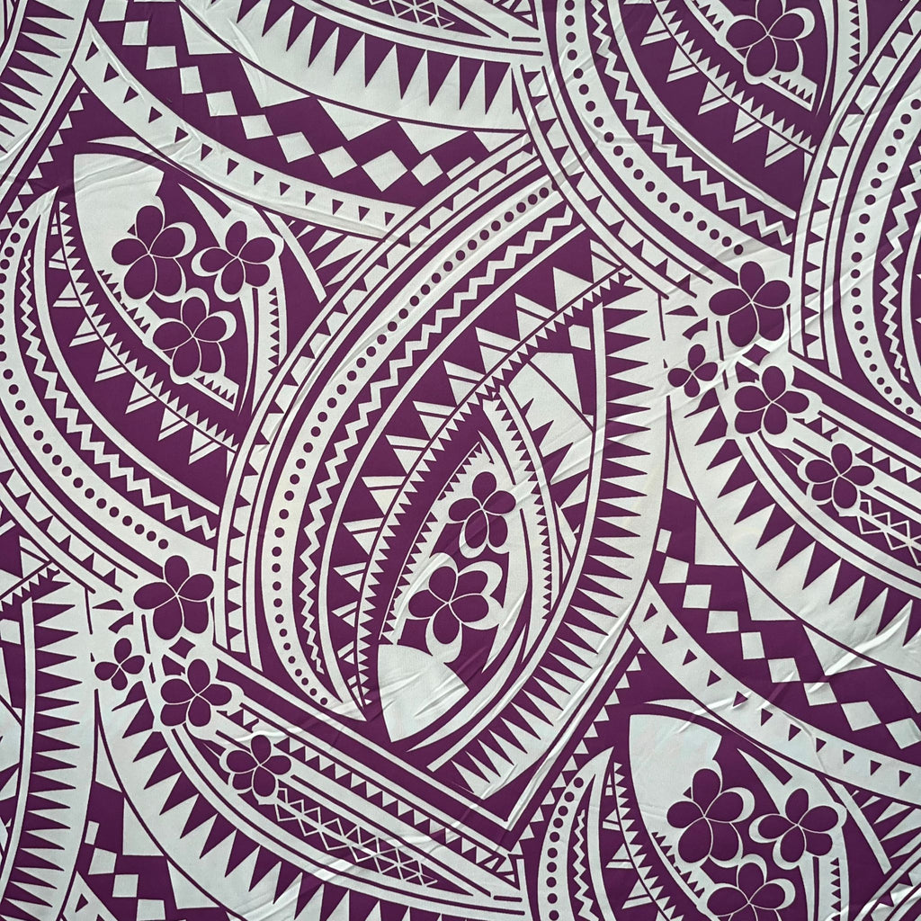 Poly Printed 2 Tone Lacquer Stretch Fabric