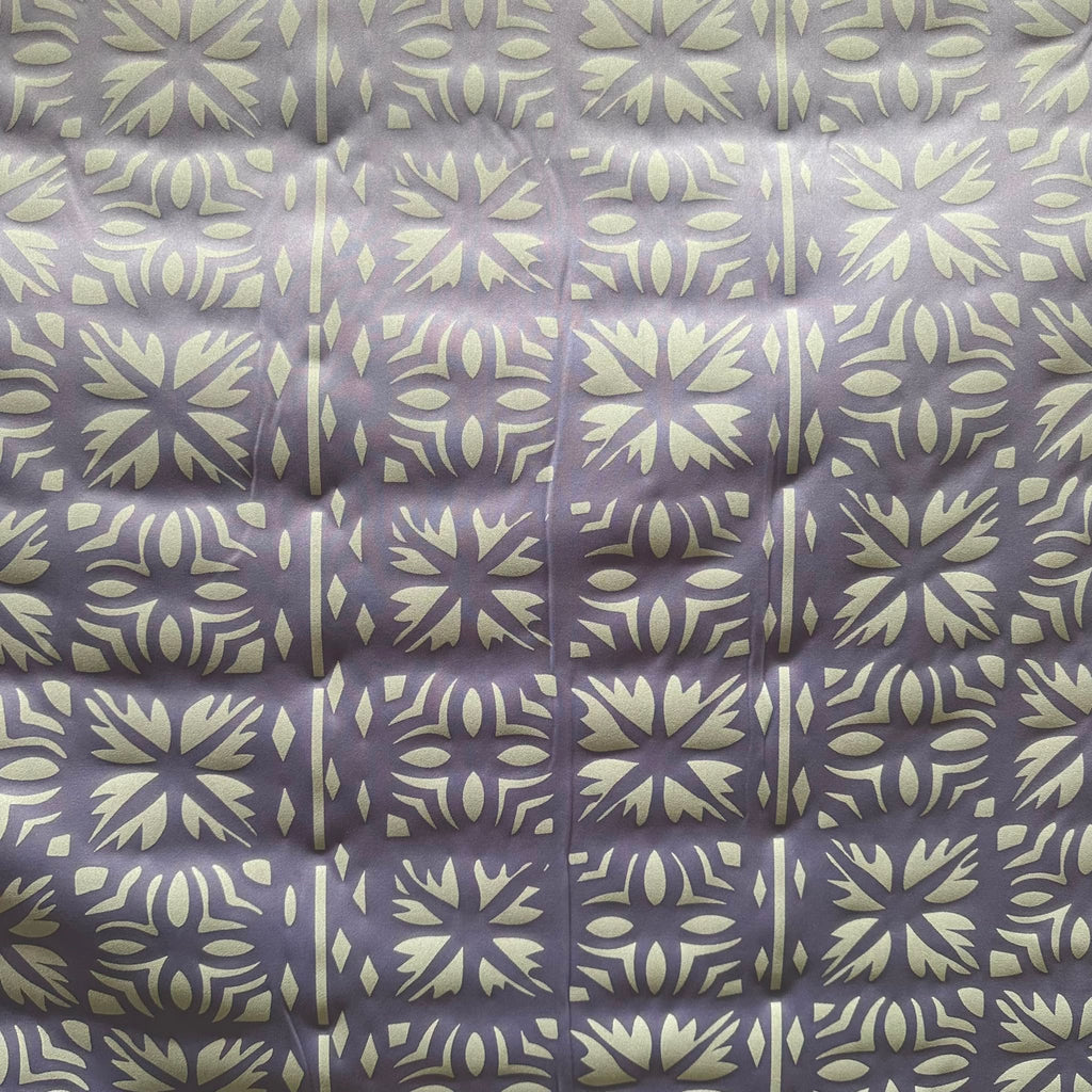 Poly Printed 2 Tone Lacquer Fabric – 100% Polyester