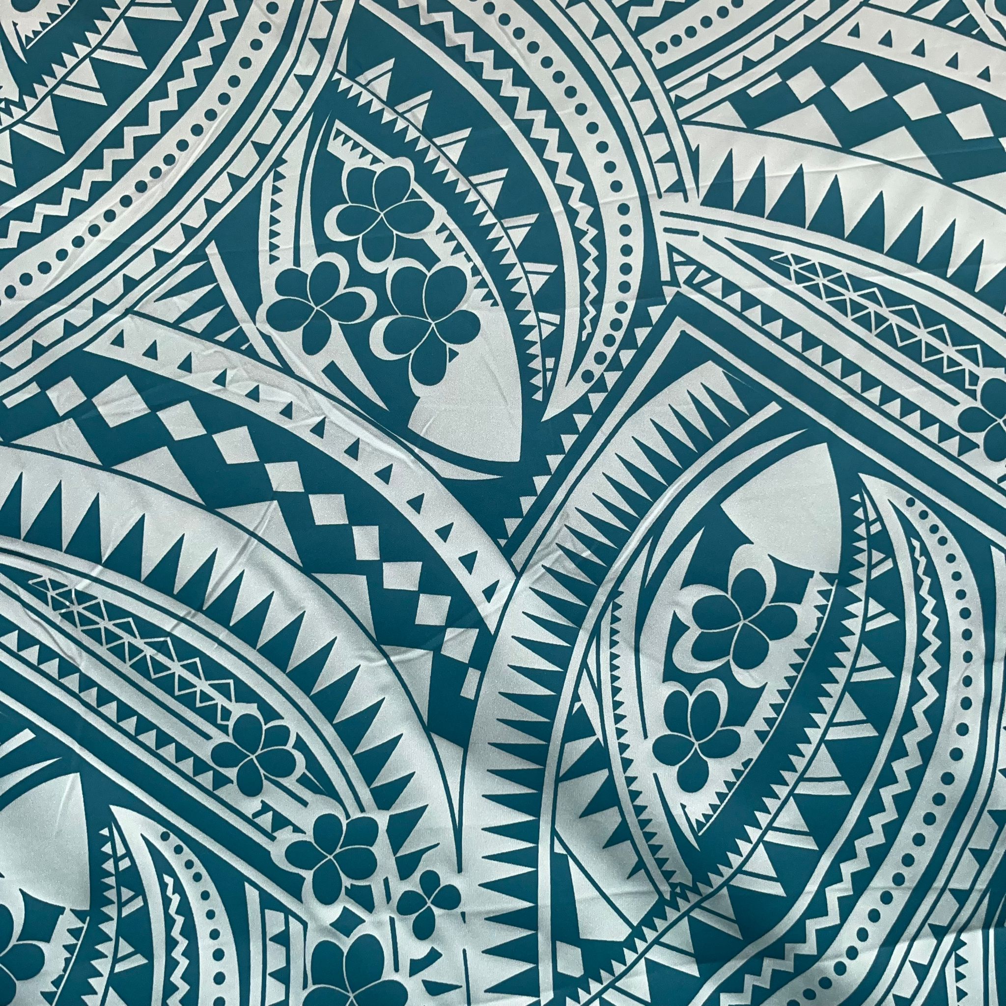 Poly Printed 2 Tone Lacquer Stretch Fabric