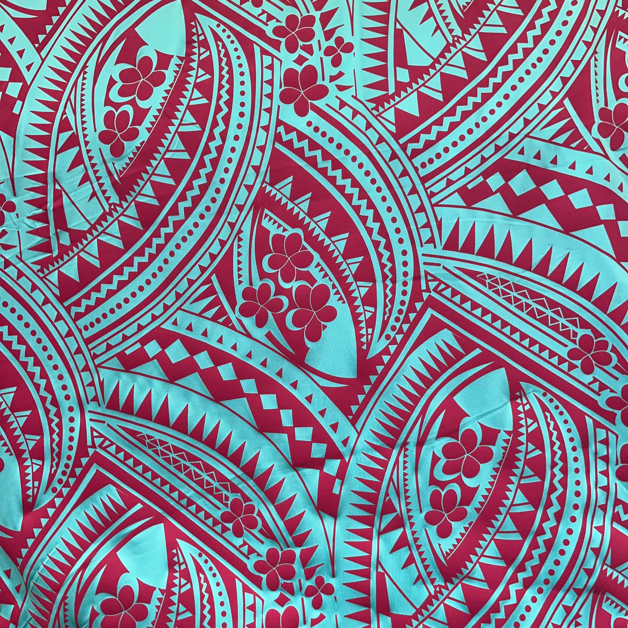 Poly Printed 2 Tone Lacquer Stretch Fabric