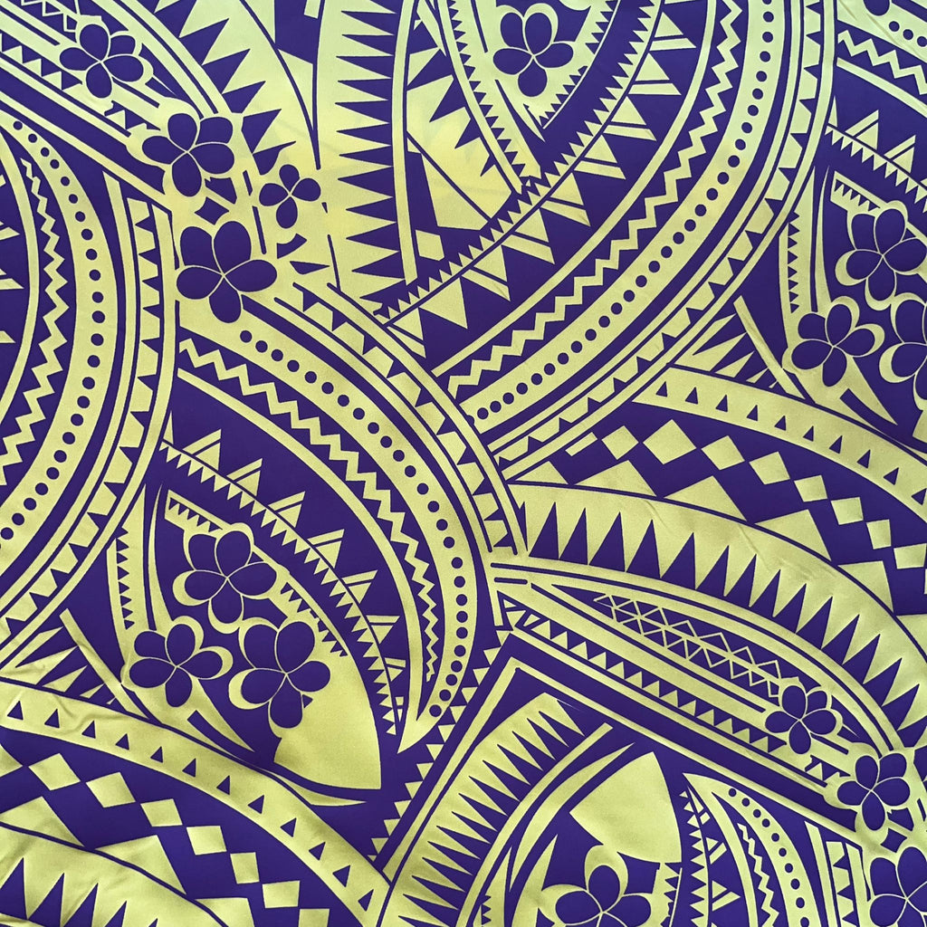 Poly Printed 2 Tone Lacquer Stretch Fabric