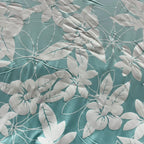POLY PRINTED 2-TONE MECHANICAL STRETCH LACQUER FABRIC (KLM285AD6LT)