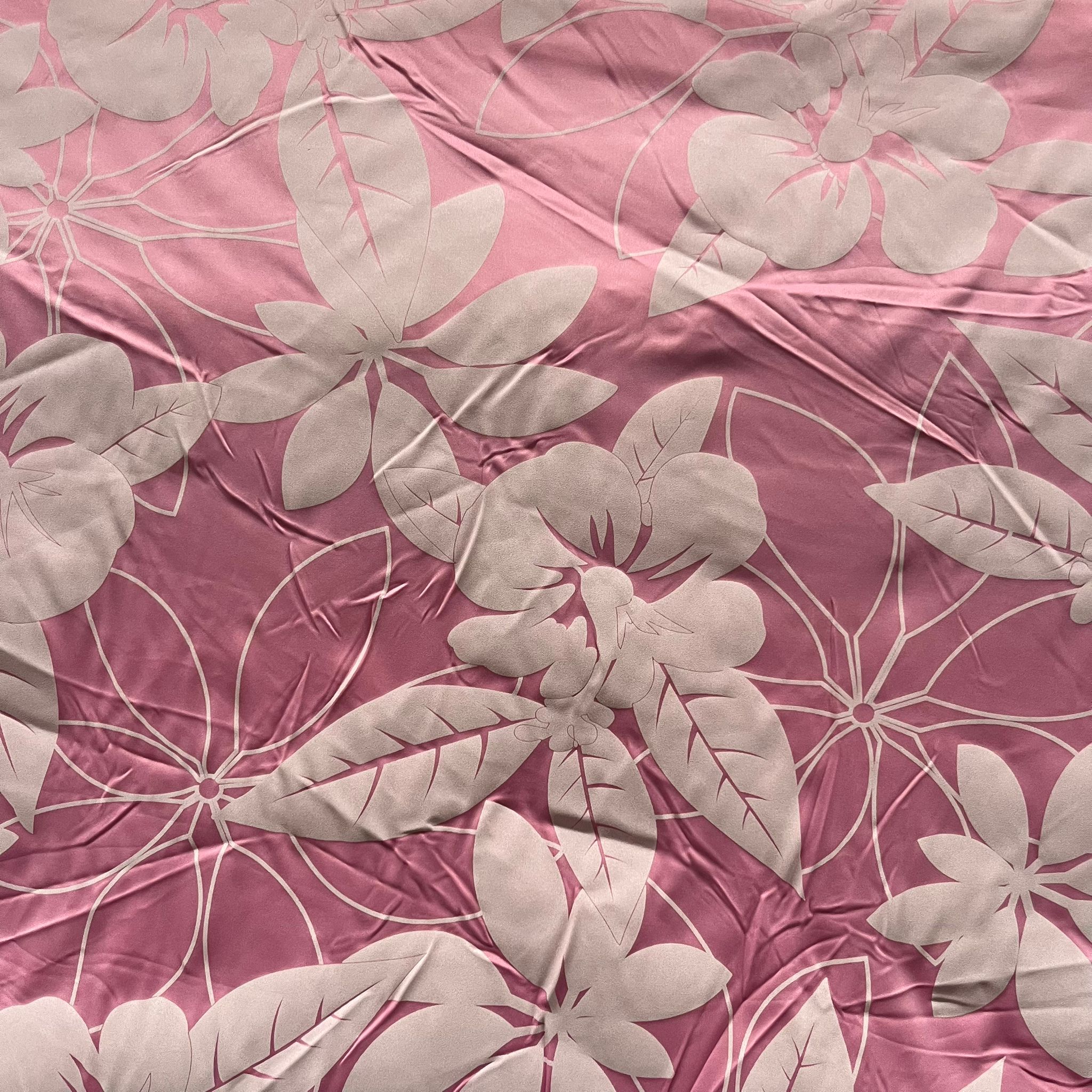 POLY PRINTED 2-TONE MECHANICAL STRETCH LACQUER FABRIC (KLM285AD6LT)