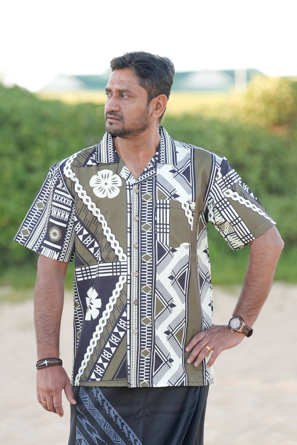 Men's Printed Minimatt Shirt (SHTMM76D2)