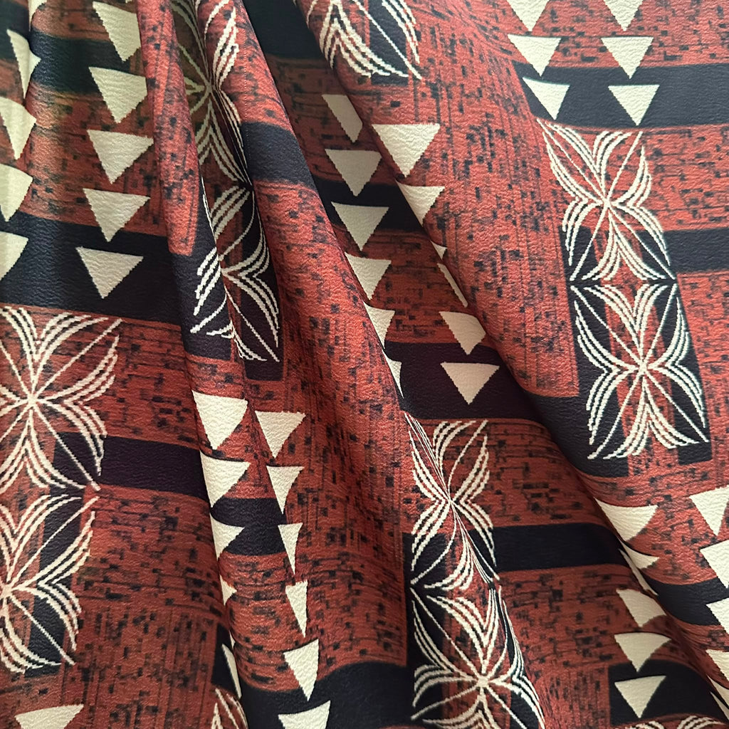 Printed Polyester Crush Fabric (KCRPMD3811D6)