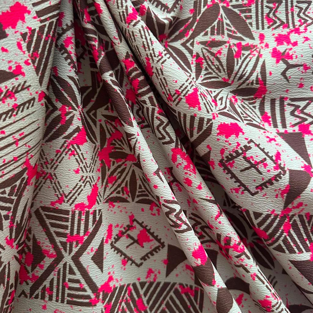 Printed Polyester Crush Fabric (KCRPMD3811D3)
