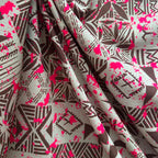 Printed Polyester Crush Fabric (KCRPMD3811D3)