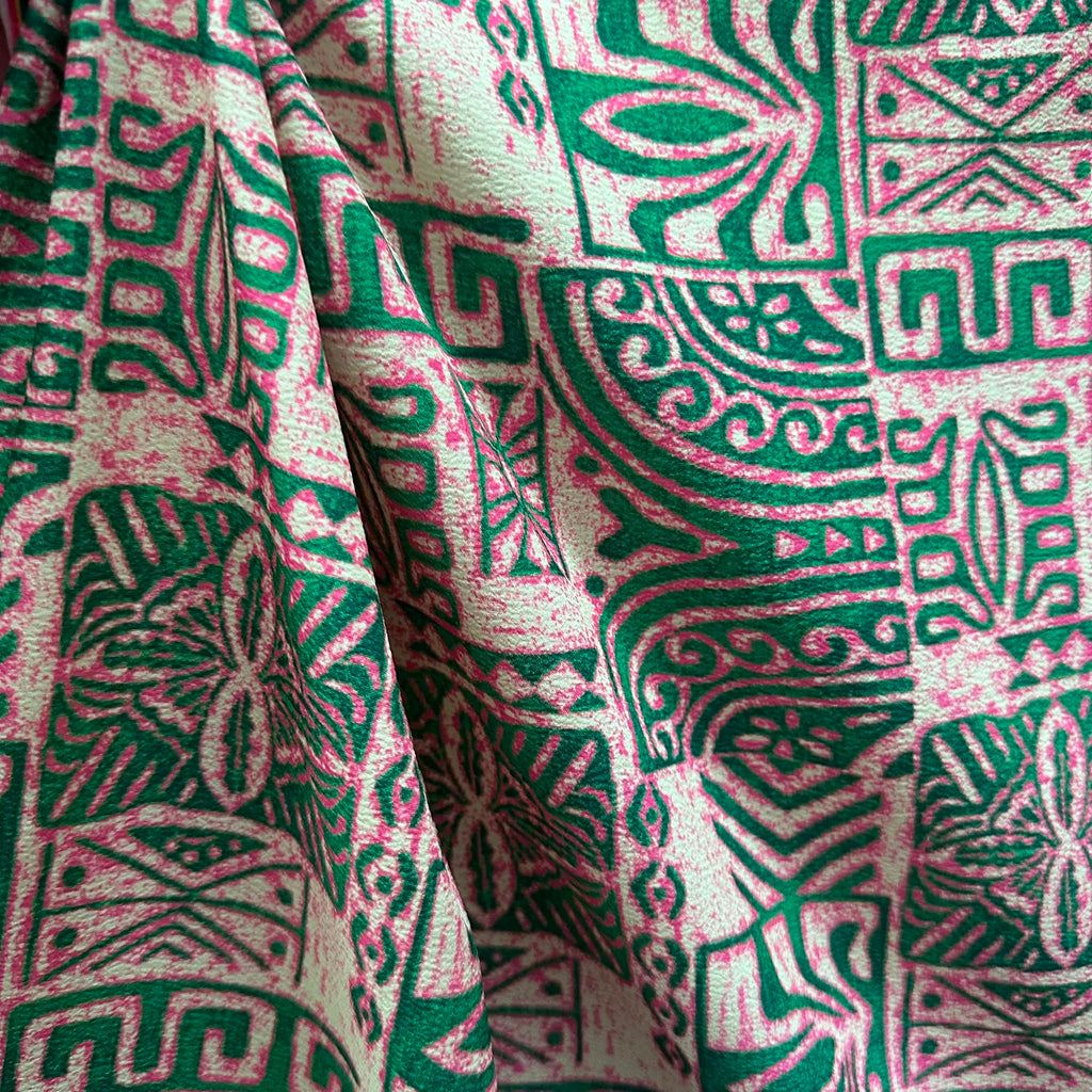 Printed Polyester Crush Fabric