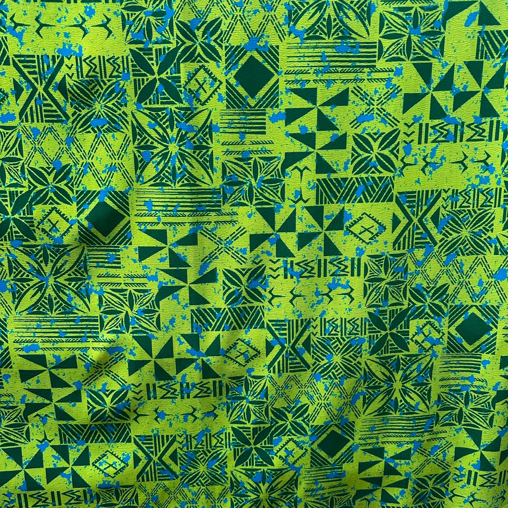 Printed Polyester Crush Fabric (KCRPMD3811D3)
