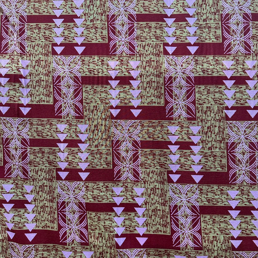 Printed Polyester Crush Fabric (KCRPMD3811D6)