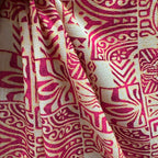 Printed Polyester Crush Fabric