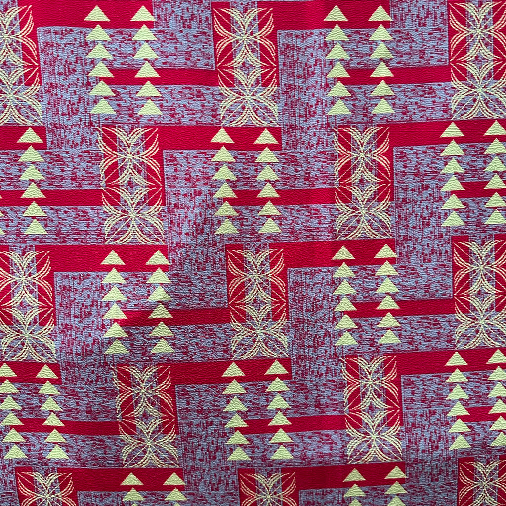 Printed Polyester Crush Fabric (KCRPMD3811D6)