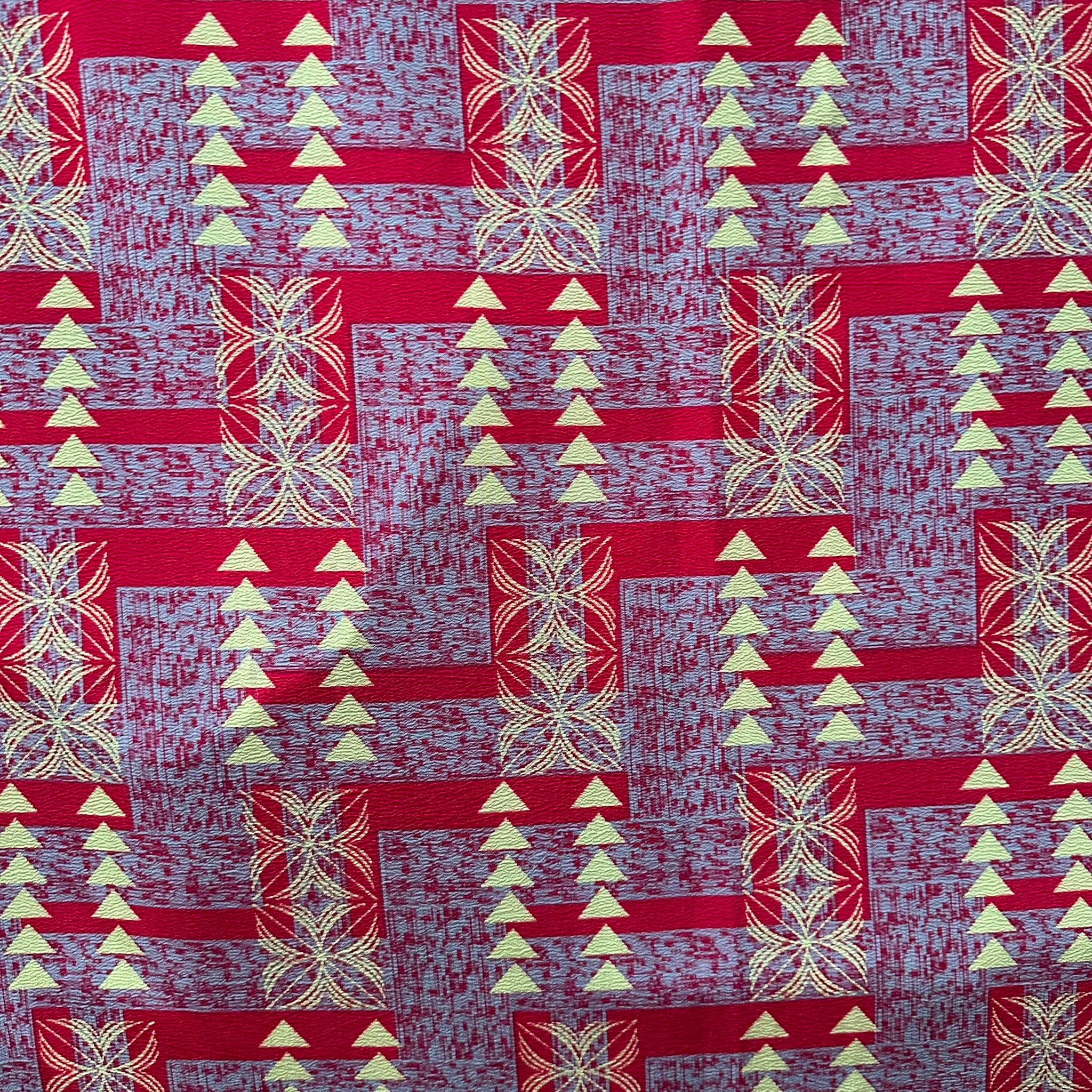 Printed Polyester Crush Fabric (KCRPMD3811D6)