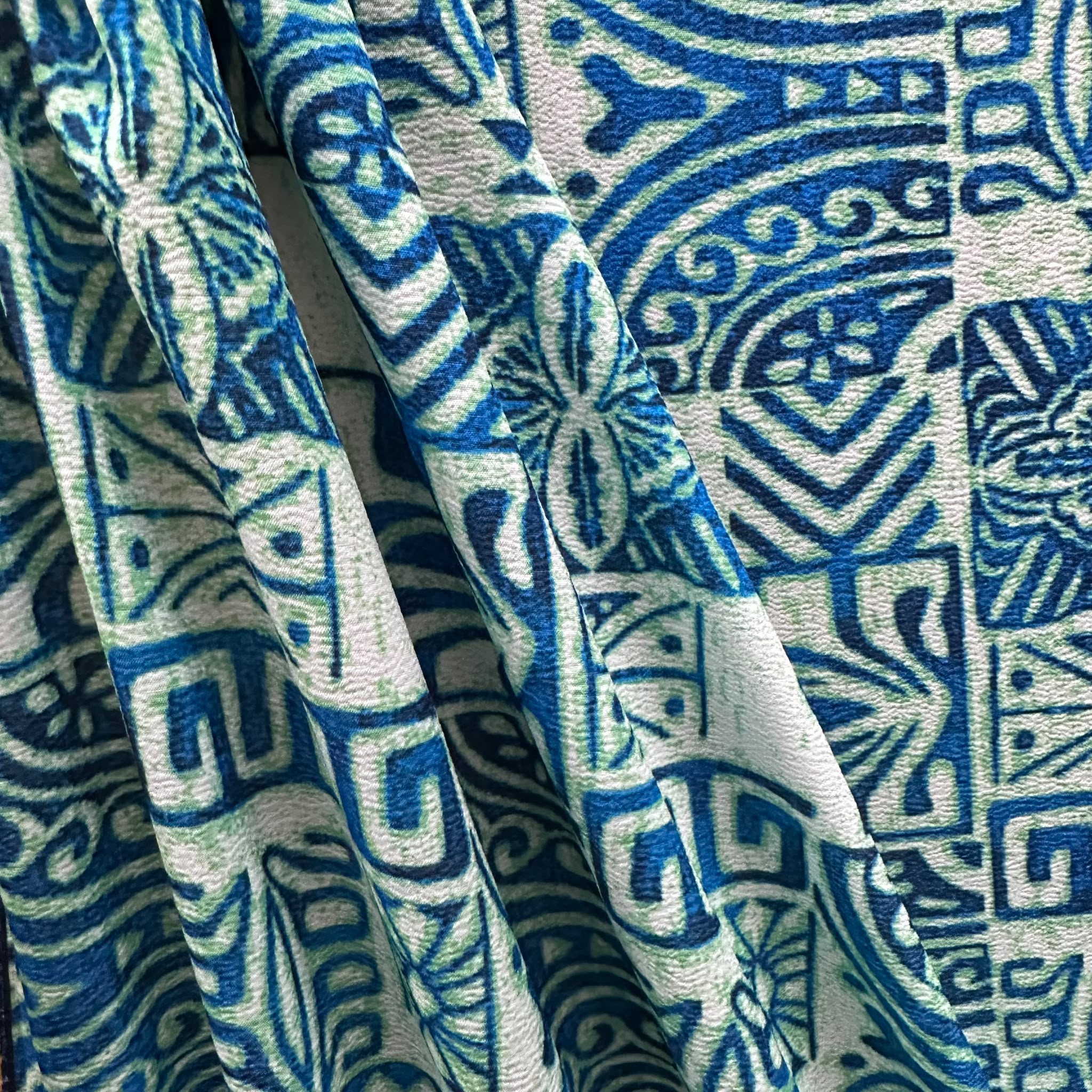 Printed Polyester Crush Fabric