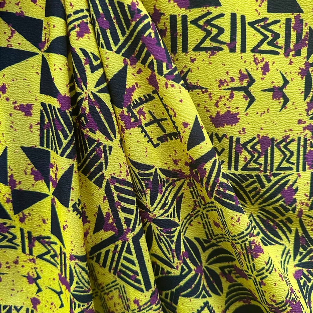 Printed Polyester Crush Fabric (KCRPMD3811D3)