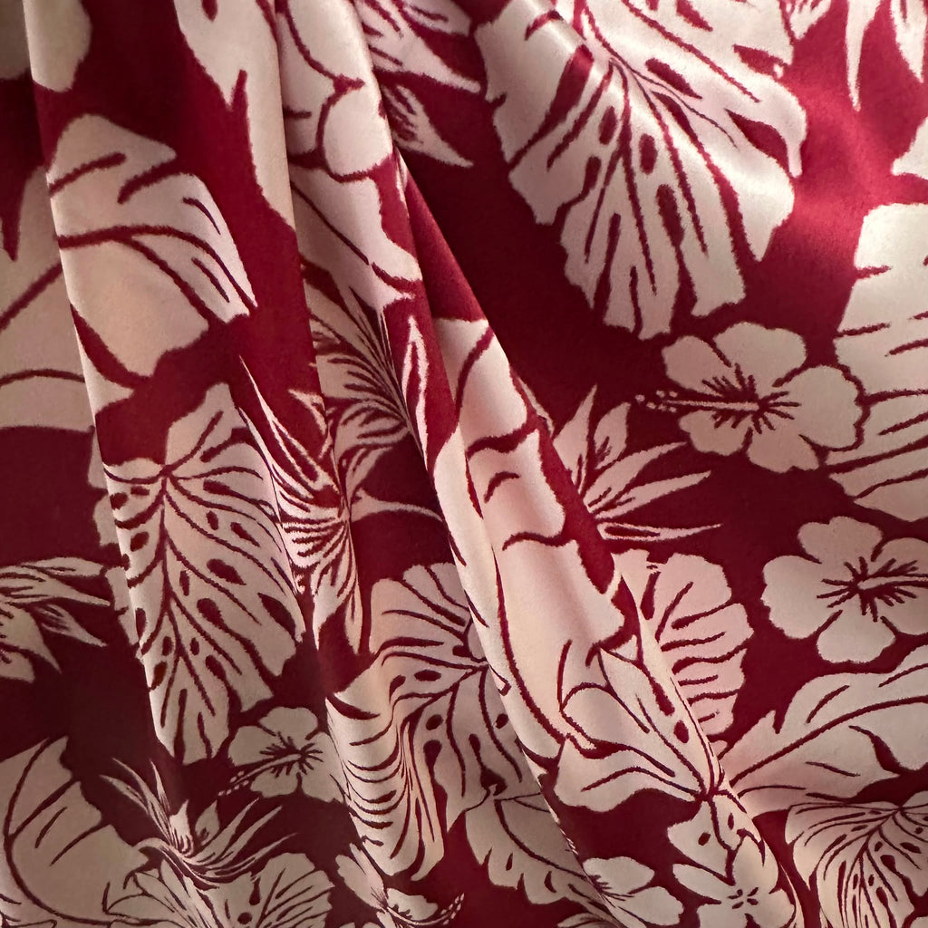 Poly Satin Maza Printed Fabric
