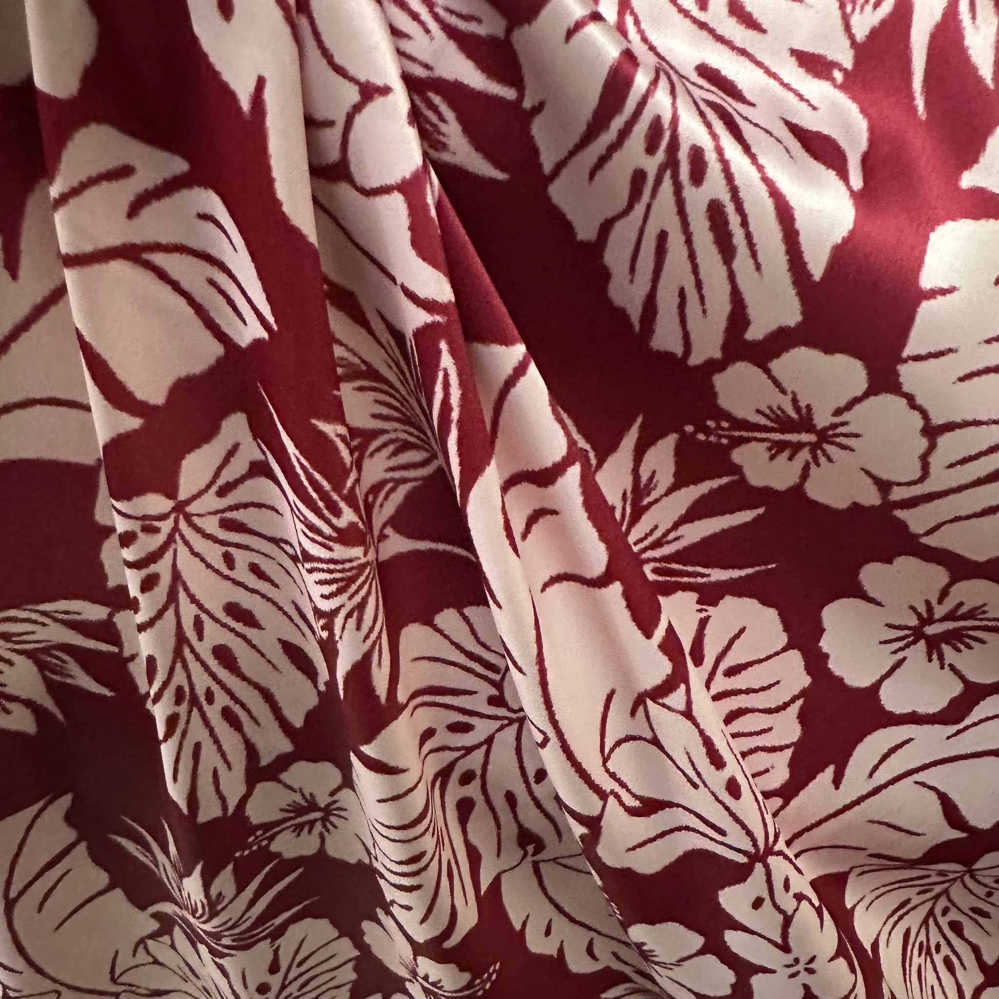 Poly Satin Maza Printed Fabric
