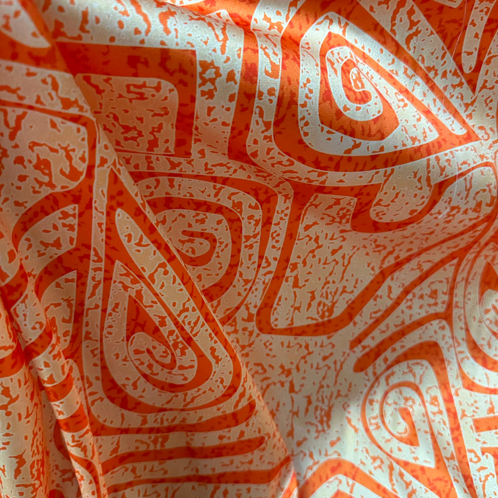 Poly Satin Maza Printed Fabric – Premium Polyester Satin