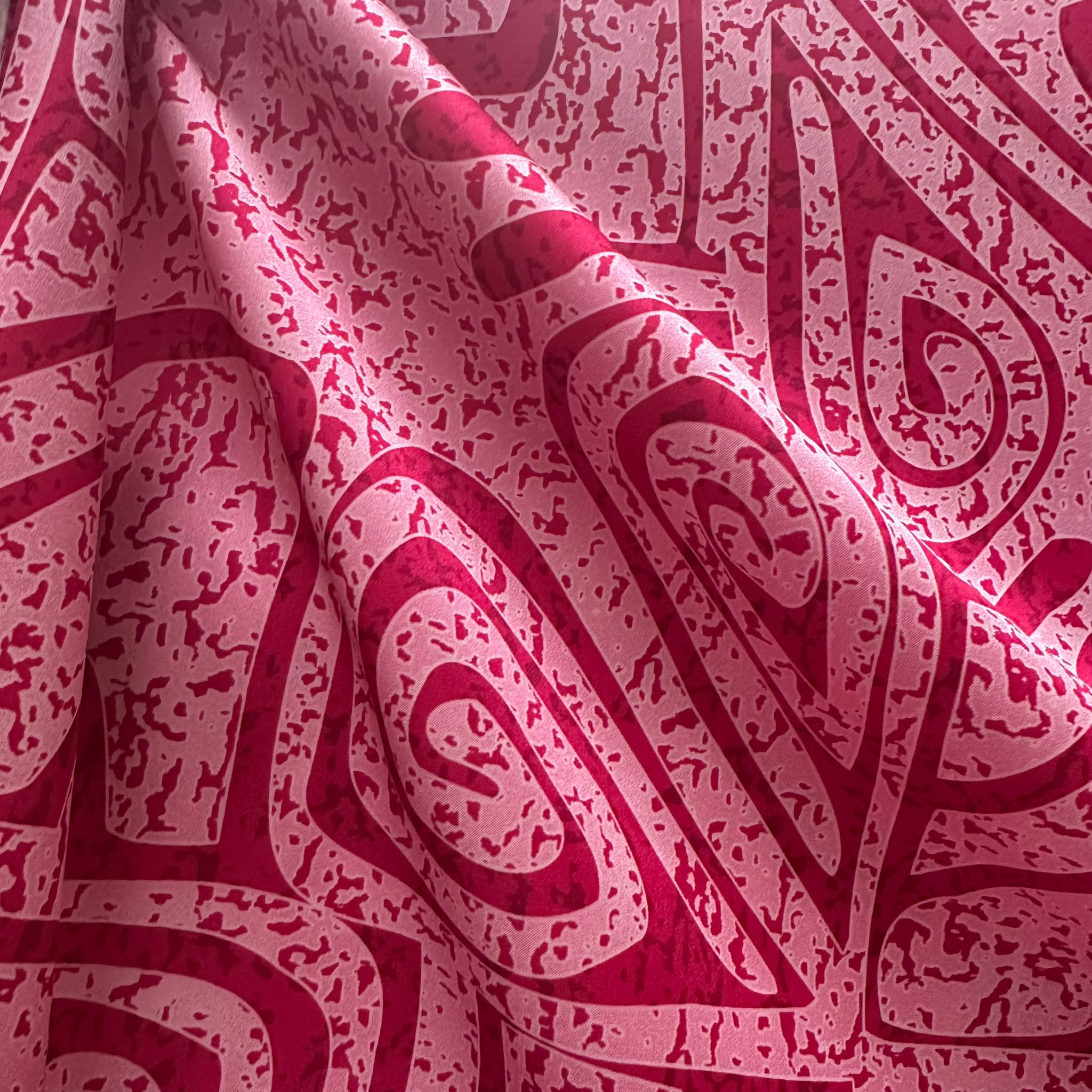 Poly Satin Maza Printed Fabric – Premium Polyester Satin