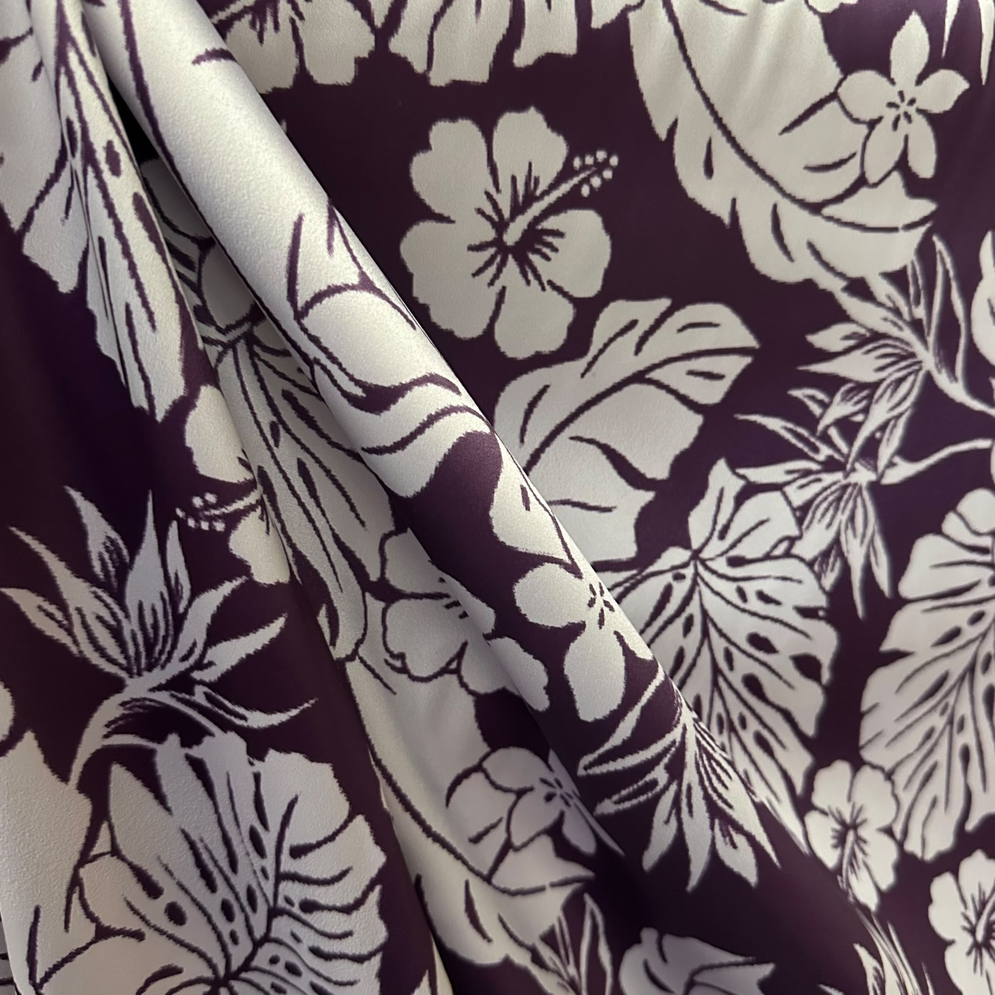 Poly Satin Maza Printed Fabric