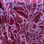 Poly Satin Maza Printed Fabric – 100% Polyester Satin