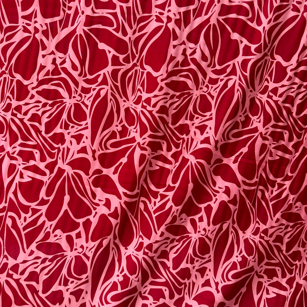 Poly Satin Maza Printed Fabric – 100% Polyester Satin
