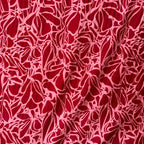 Poly Satin Maza Printed Fabric – 100% Polyester Satin