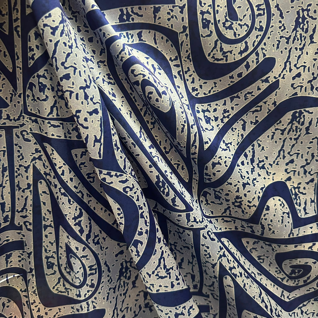 Poly Satin Maza Printed Fabric – Premium Polyester Satin