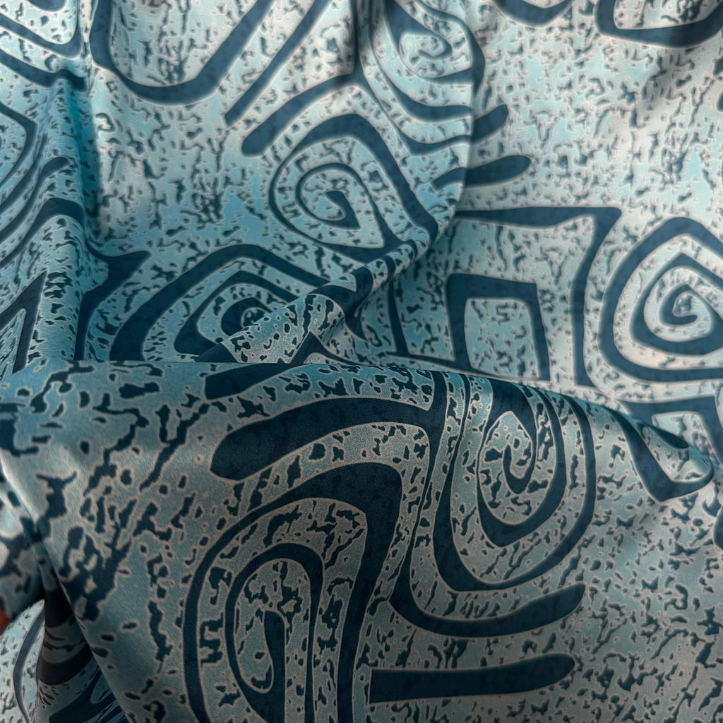 Poly Satin Maza Printed Fabric – Premium Polyester Satin