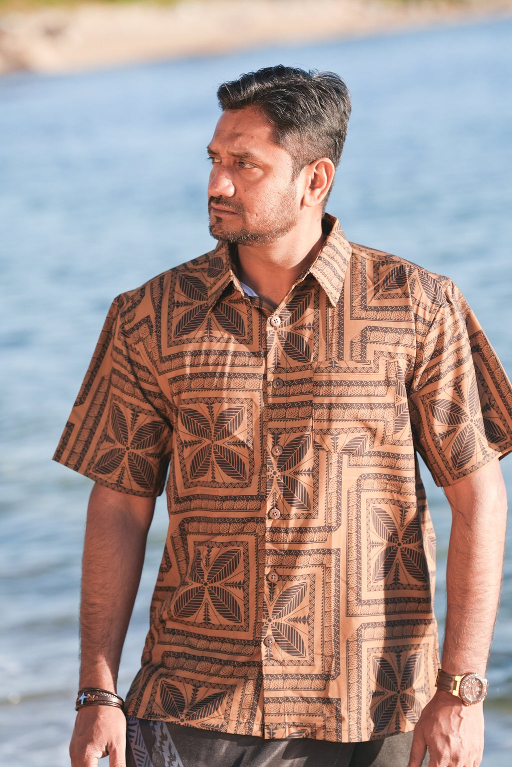 PREMIUM POLYESTER PRINTED SLUB SHIRT (SHTCSM228BD3)