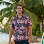 Men's Printed Slub Shirt (SHTCSM228BD4)